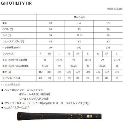 Gậy Utility GIII Daiwa V7  HR TRIPLE POWER TRENCH