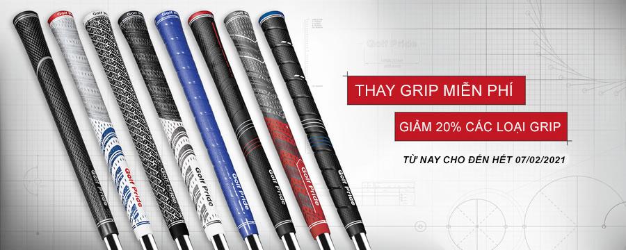 7Golf -  Ưu đãi cho tất cả các loại grip vừa được thay grip miễn phí