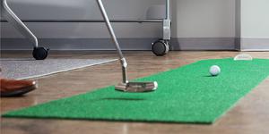 Thảm tập putting golf tiện lợi dễ dàng di chuyển dành cho người chơi golf muốn tập luyện ở nhà
