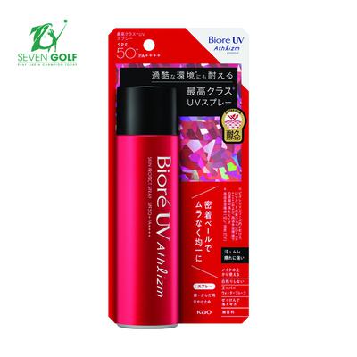 Kem chống nắng vận động chuyên nghiệp dạng xịt Biore UV Athlizm 50SPF (90 Ml) Spray