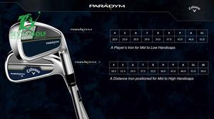 Bộ gậy golf sắt Callaway Paradym irons ( 6 gậy)