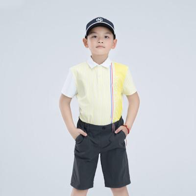 Áo golf trẻ em nam ngắn tay Noressy Yellow