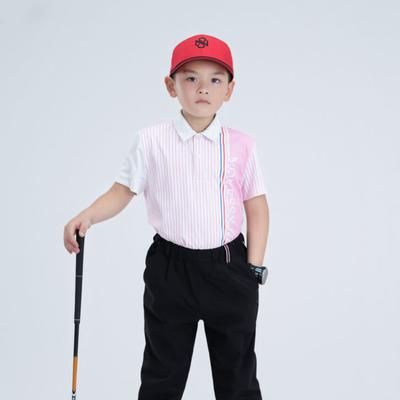 Áo golf trẻ em nam ngắn tay Noressy Pink