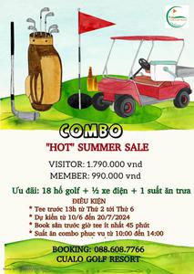 Bảng giá sân golf Cửa Lò (Cửa Lò Golf Resort)