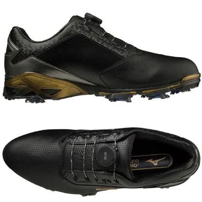 Giày Golf Mizuno Genem Pro Goretex BOA 51GM220059 BK/GD