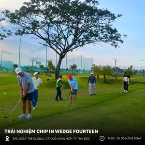 Chương trình trải nghiệm Chip In tại sân tập golf The Global city của 7Golf