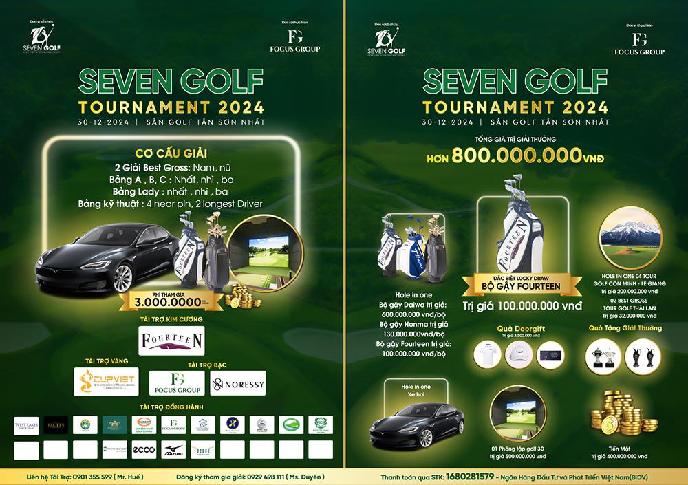 Seven Golf Tournament 2024 – Giải Golf Đẳng Cấp Khởi Tranh Cuối Năm 2024