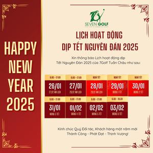 Lịch hoạt động dịp Tết Nguyên Đán 2025 tại 7Golf Tuần Châu