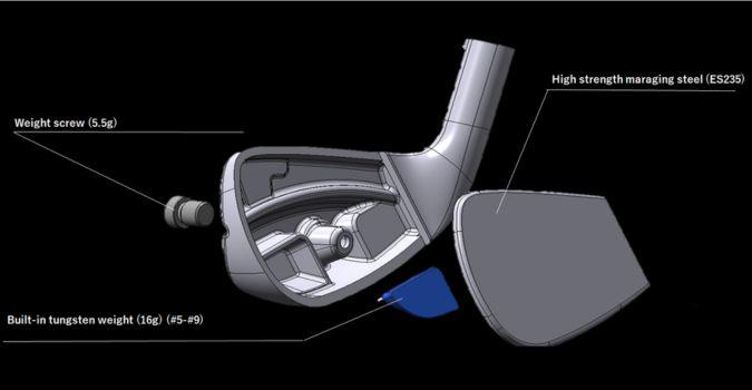 Bộ Gậy Sắt Honma Tour World 767 Hx (TW767 Hx iron) (5-9,P,A)