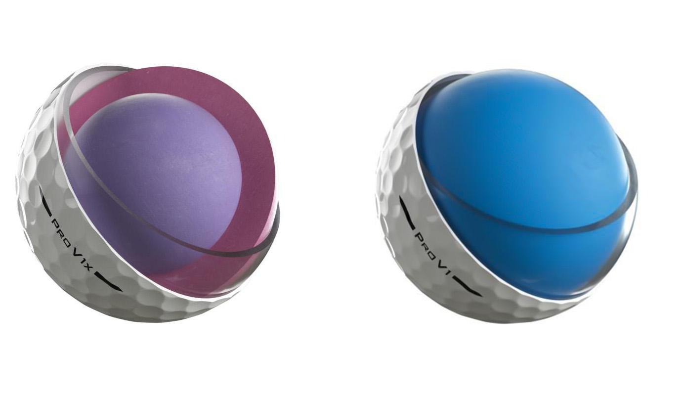 Lõi High Gradient Mới Nhanh Hơn trên bóng golf Titleist Pro V1 2025