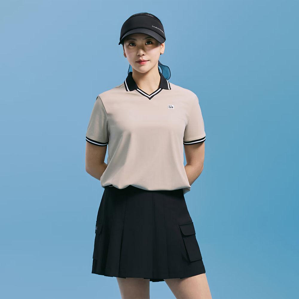 Áo Golf Nữ Ngắn Tay Challenger CHE2WST2956 Light Be