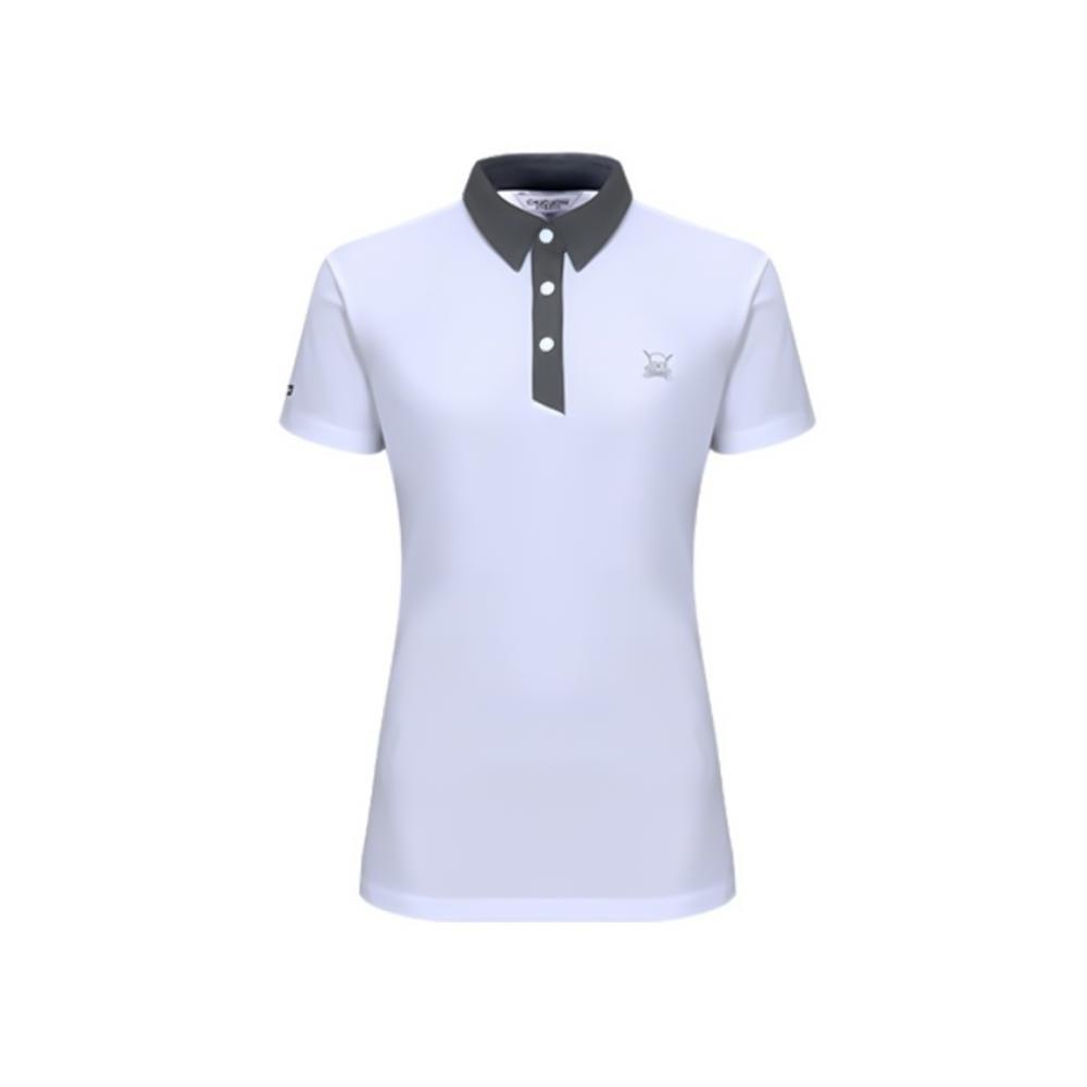Áo Golf Nữ Ngắn Tay Chucuchu C22MTS033W WH