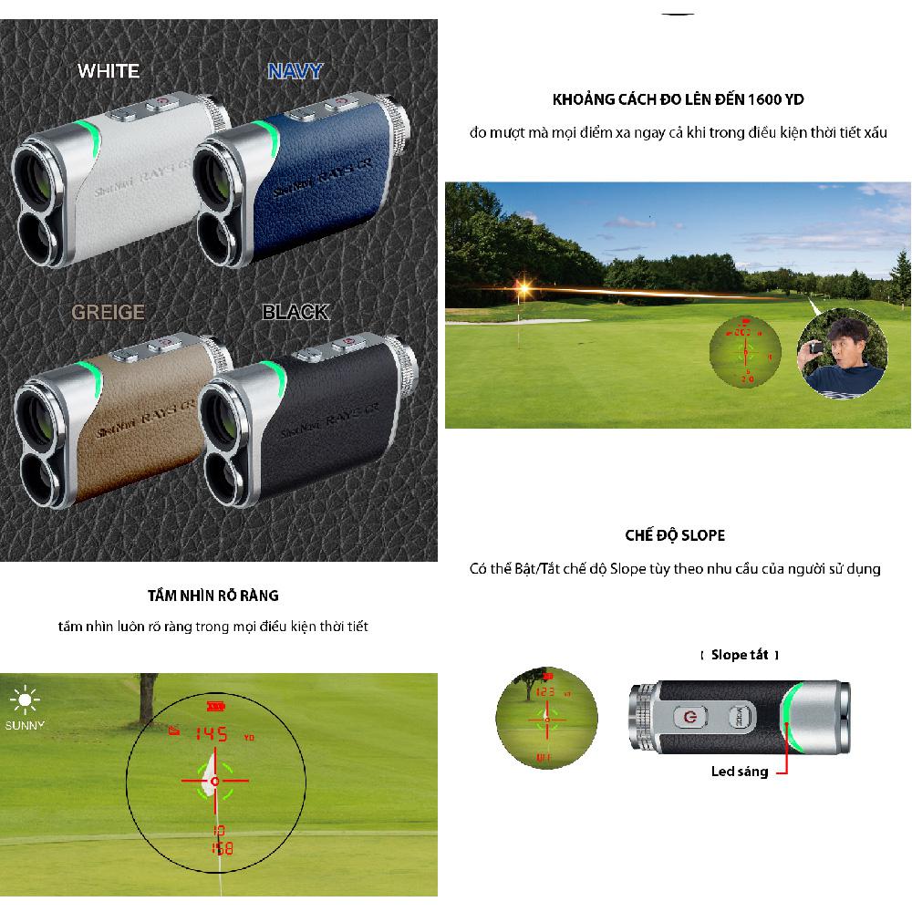 Ống Nhòm Đo Khoảng Cách Golf Shot Navi – Nhỏ Nhưng Có Võ