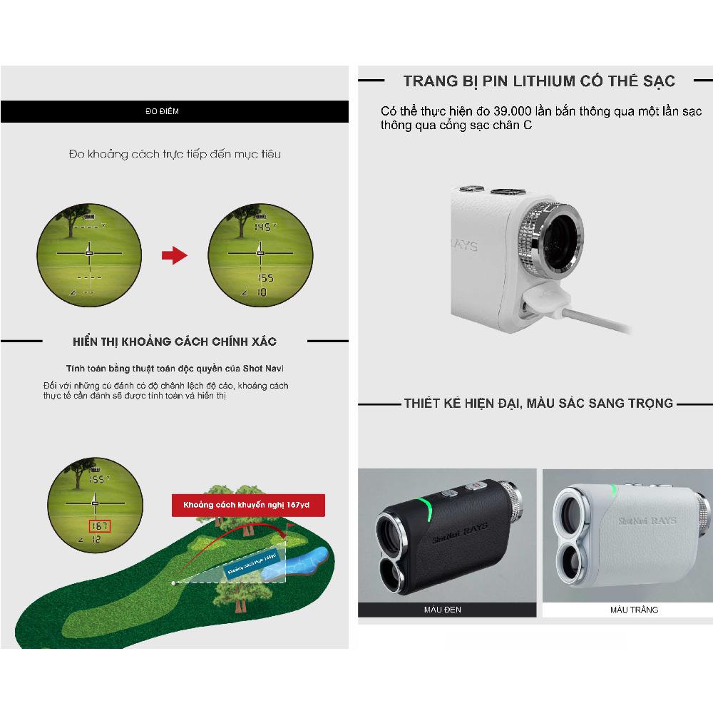 Ống Nhòm Đo Khoảng Cách Golf Shot Navi – Nhỏ Nhưng Có Võ