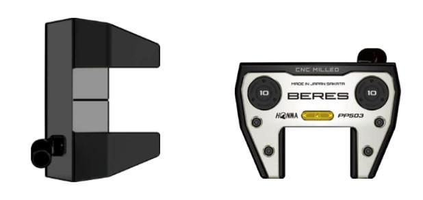 Gậy Putter Honma Beres Premium PP503 Steel BK