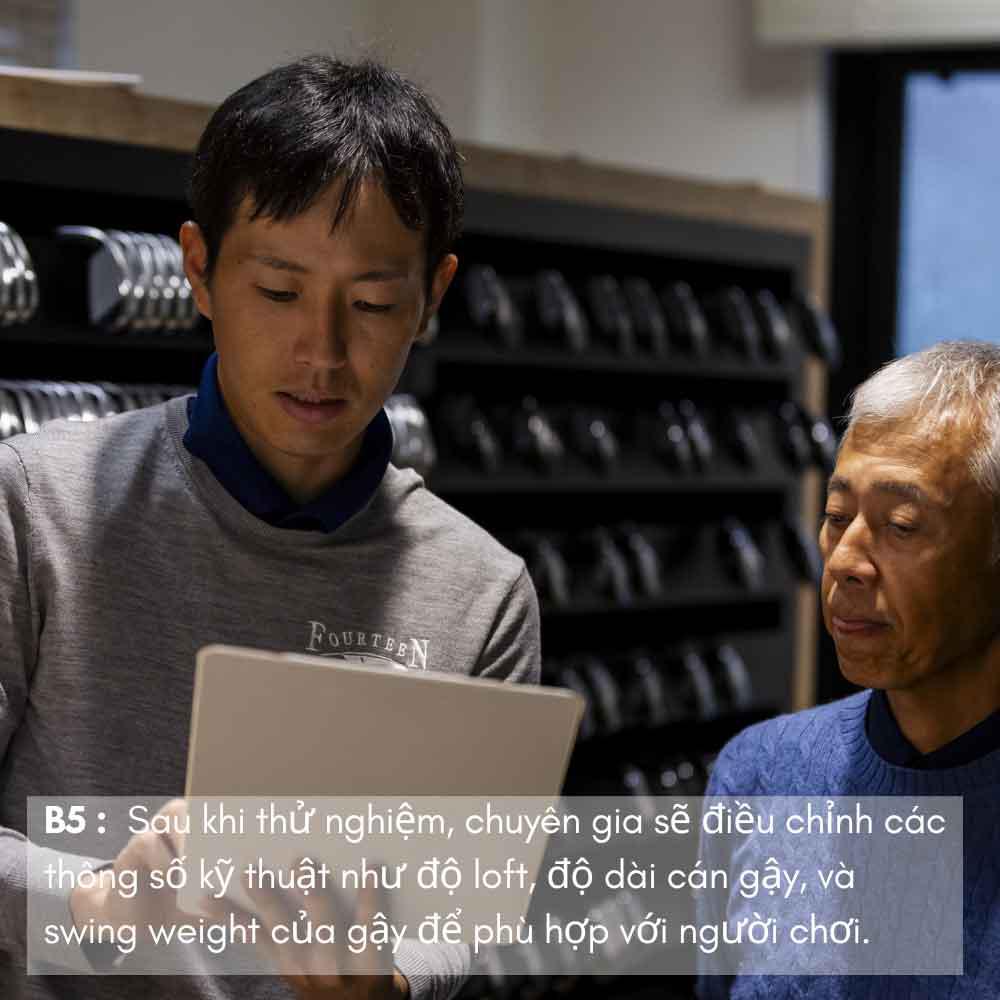 Quy Trình Fitting Gậy Golf Chuẩn 8 Bước Tại Fourteen Golf Việt Nam