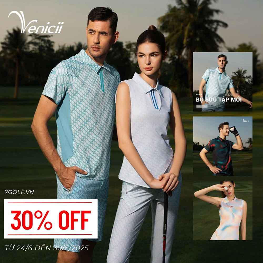 Mùa Hè Swing Cực Cháy – Ưu Đãi 30% Các Mẫu Thời Trang Golf VENICII Hot Nhất Năm