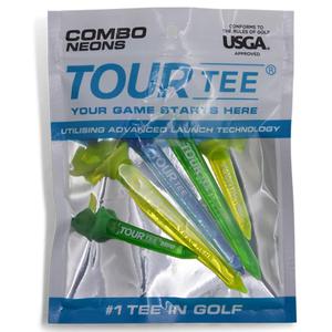 Tee Golf Tour Tee Combo Neon Blue (L/3, S/2)
