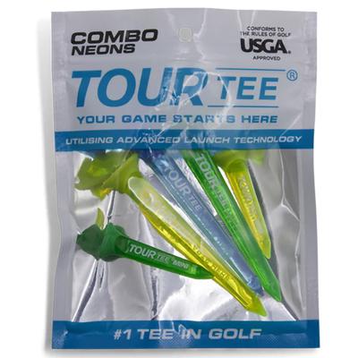 Tee Golf Tour Tee Combo Neon Blue (L/3, S/2)