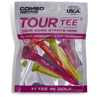 Tee Golf Tour Tee Combo Neon Pink (L/3, S/2)