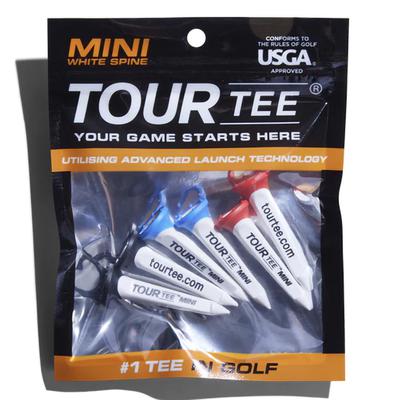 Tee Golf Tour Tee Mini White Spine (S/6)