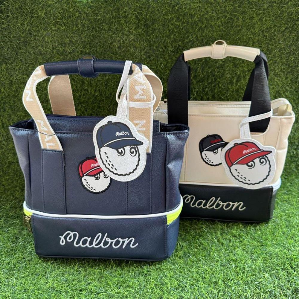 Túi Golf Cầm Tay Malbon NY / BK-WH