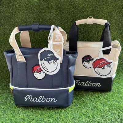 Túi Golf Cầm Tay Malbon NY / BK-WH