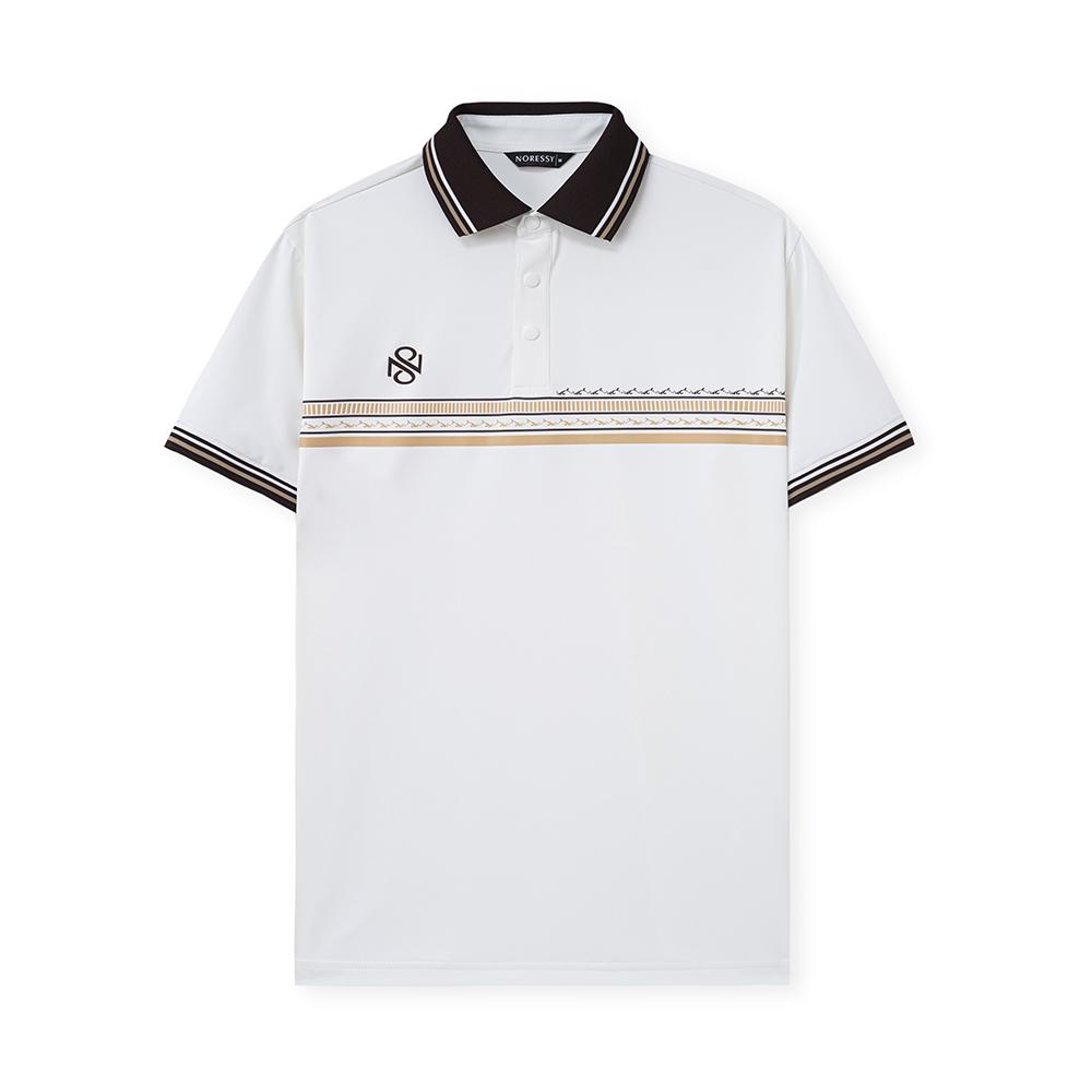 Áo Golf Nam Ngắn Tay Noressy NAOM055 WH