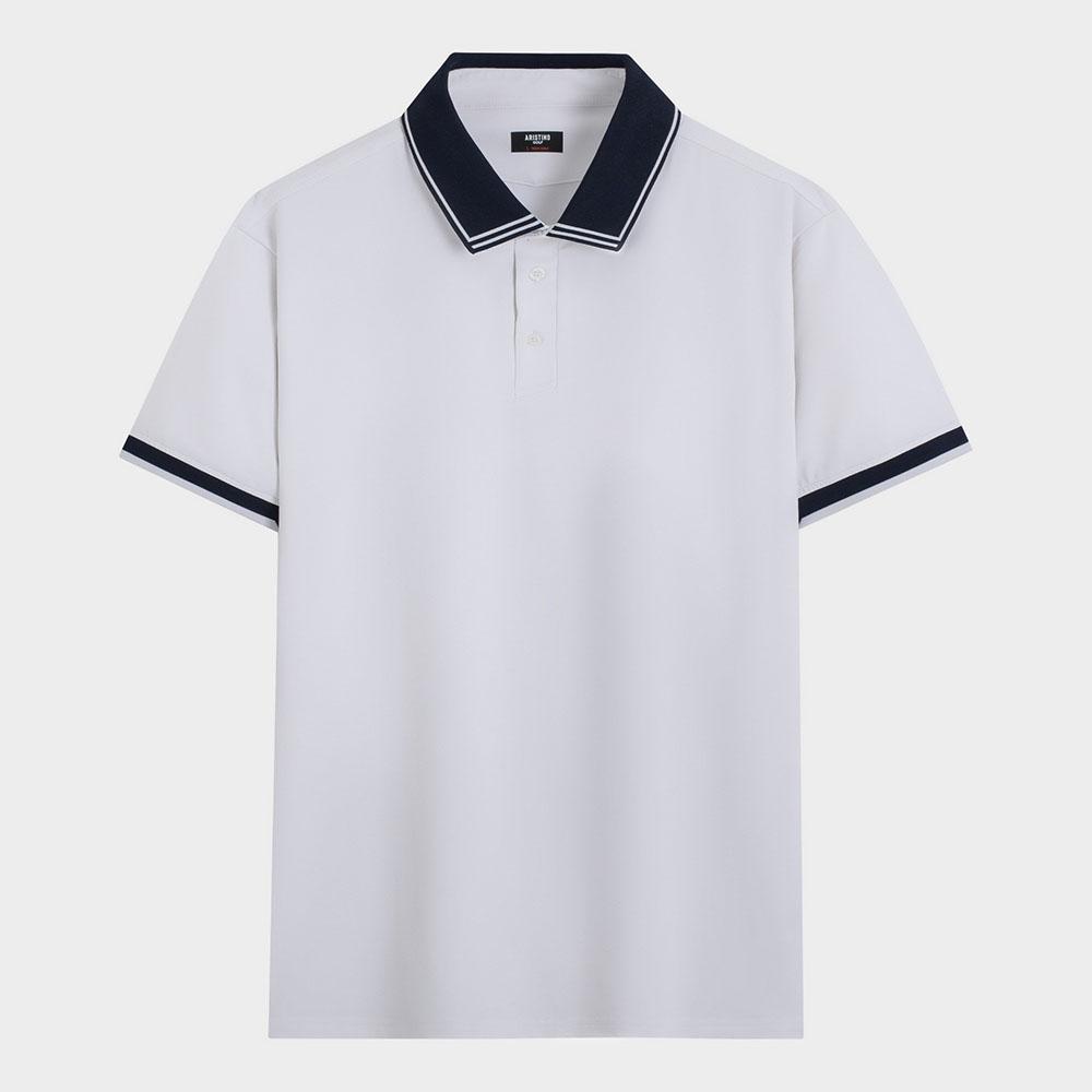 Áo Golf Có Cổ Aristino APSG23AS2 WH