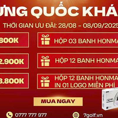 Mừng Quốc Khánh 2/9 – Ưu Đãi Golf Đỉnh Cao Tại 7Golf