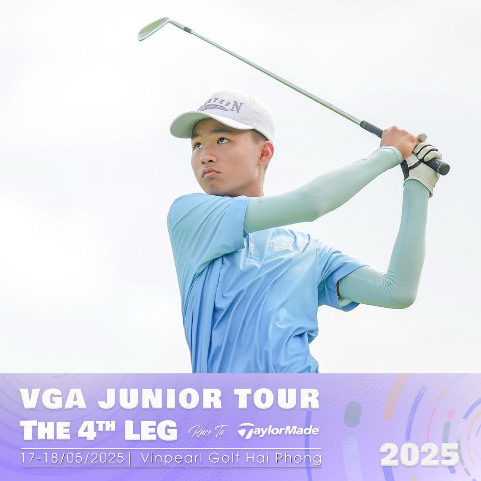 Golfer trẻ Nguyễn Văn Hòa giành vị trí thứ nhất bảng U15 nam tại VGA Junior Tour 2024