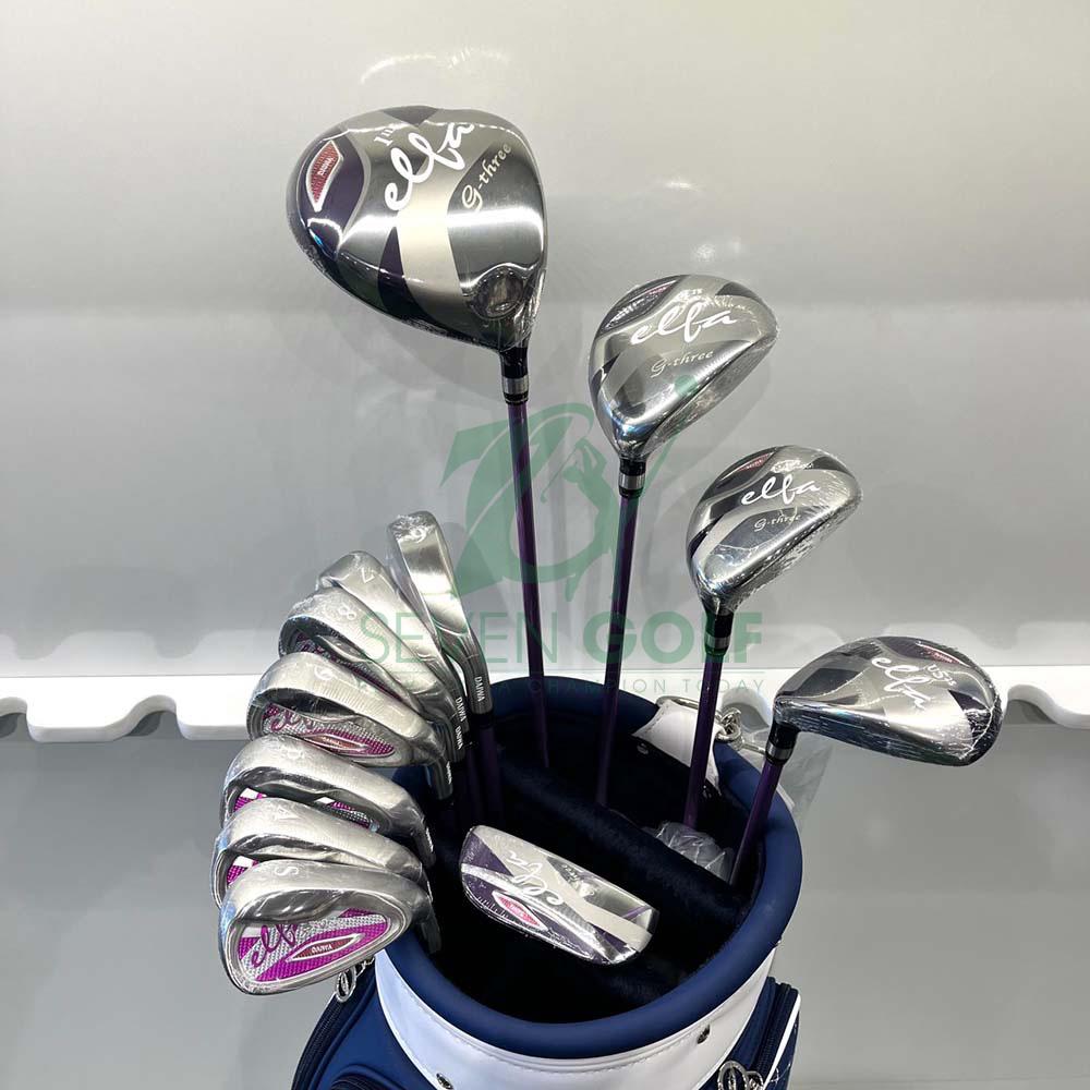 Daiwa G-Three Elfa –  Bộ Gậy Golf Nữ Thanh Lịch, Dễ Đánh, Chuẩn Hiệu Suất