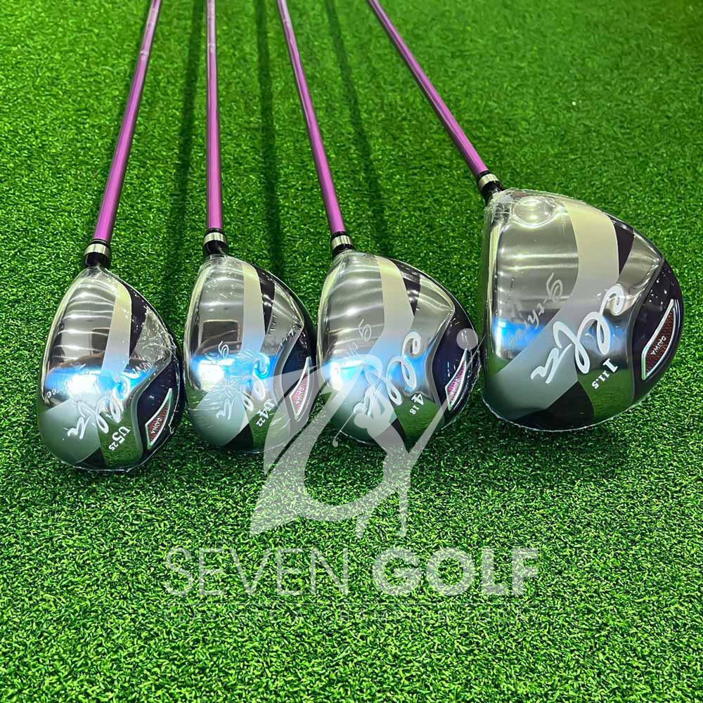 Daiwa G-Three Elfa –  Bộ Gậy Golf Nữ Thanh Lịch, Dễ Đánh, Chuẩn Hiệu Suất