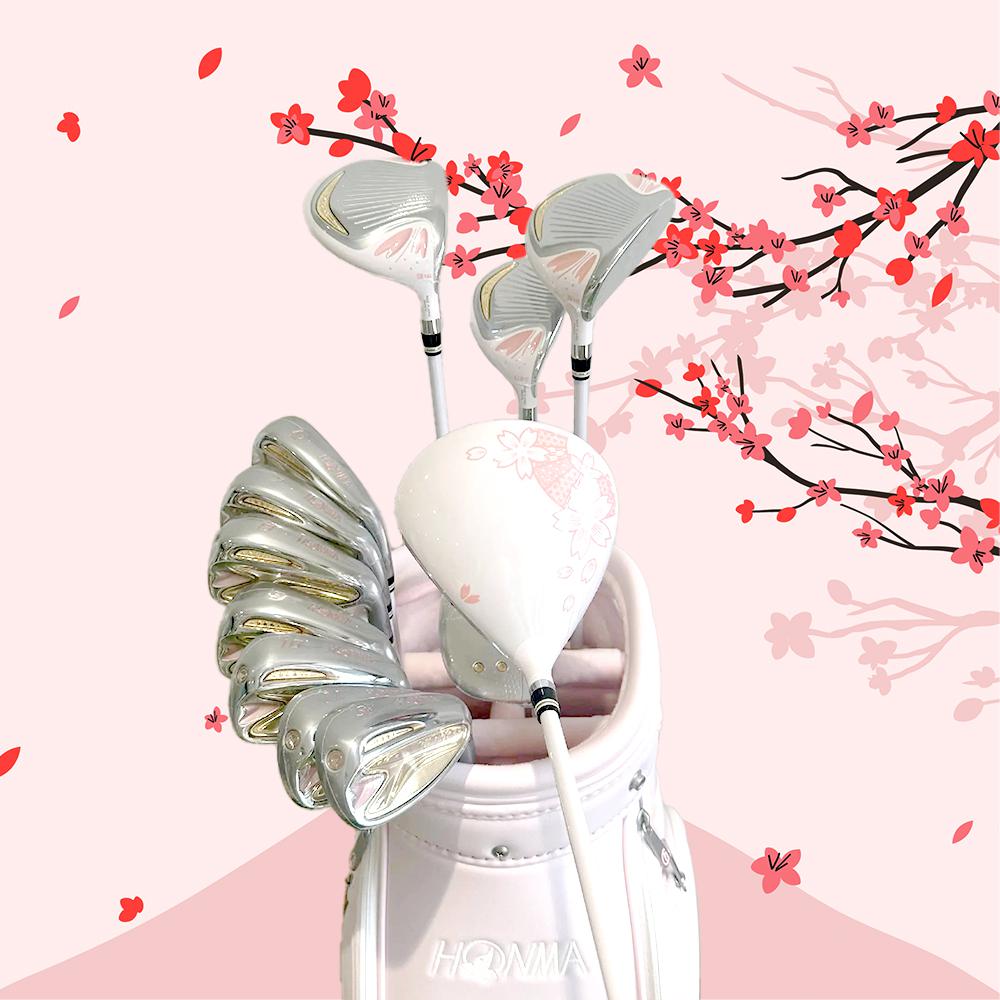 Bộ Gậy Golf Nữ Honma Sakura Dance 2 – Phiên Bản Trắng (Limited)