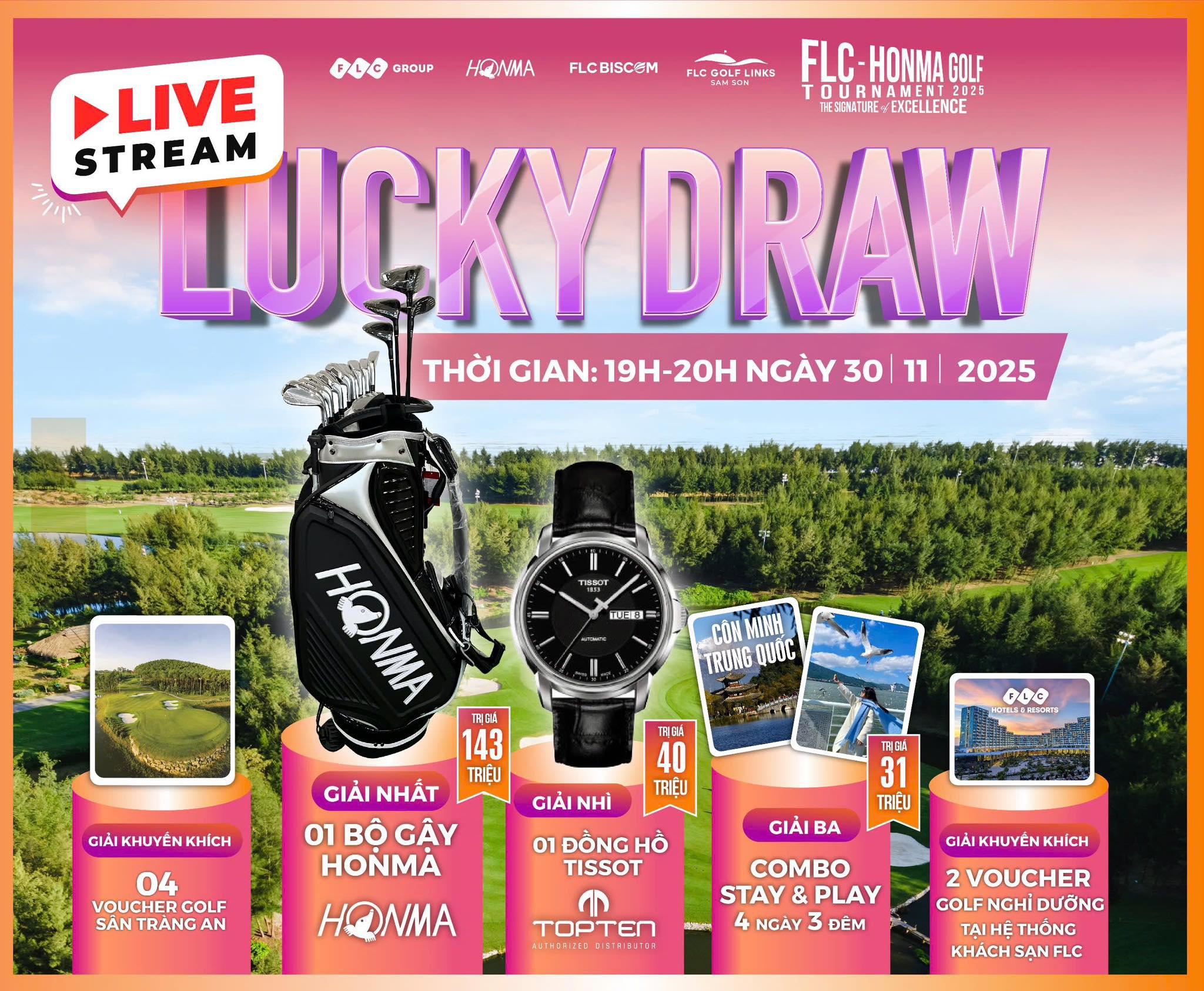 Chúc Mừng Thành Công Của Giải Golf FLC x Honma Golf Tournament 2025