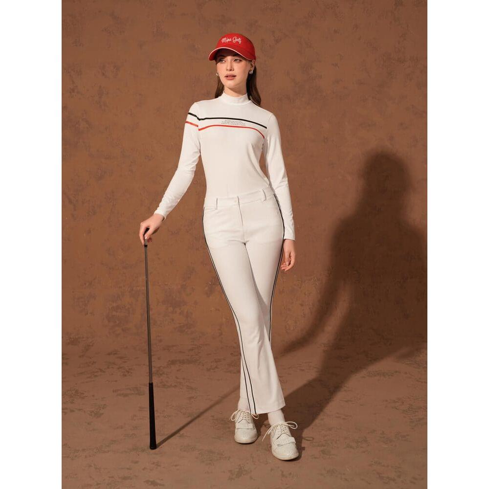 Quần Dài Golf Mipa Ladies MSWBP990 BK/WH