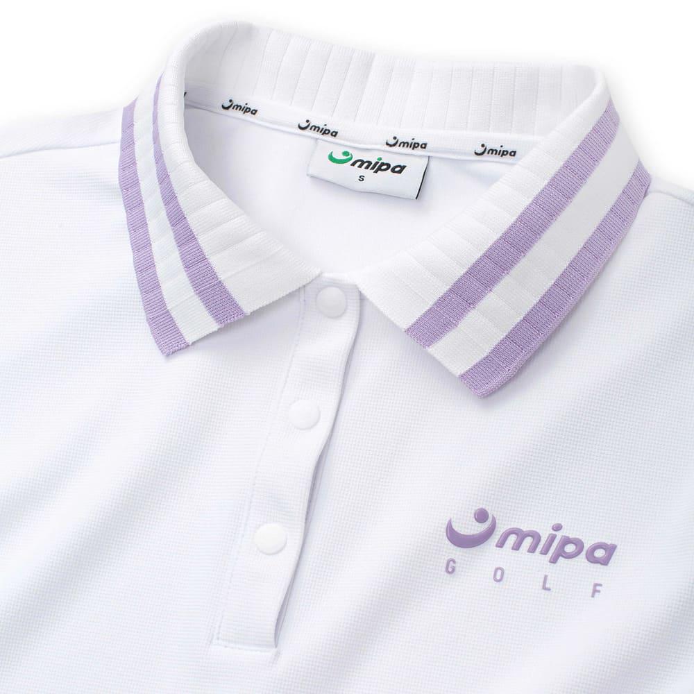 Áo Golf Nữ Mipa Ngắn Tay MSWTP046 WH/Pur