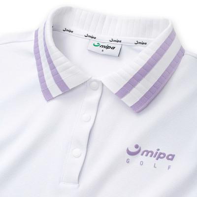 Áo Golf Mipa Ngắn Tay MSWTP046 WH/Pur