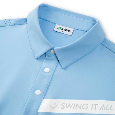 Áo Golf Mipa Ngắn Tay MSMTP042 WH/BL