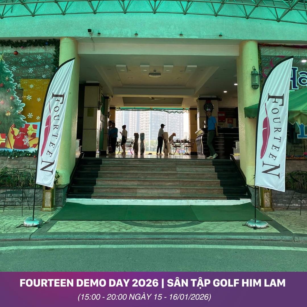 7Golf Tổ Chức Demo Gậy Golf Fourteen Tại Sân Tập Golf Him Lam 15-16/01/2026
