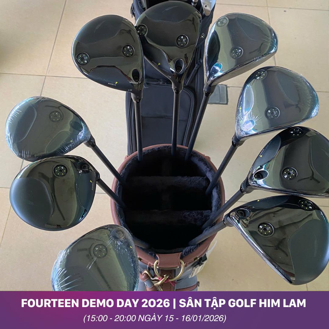 7Golf Tổ Chức Demo Gậy Golf Fourteen Tại Sân Tập Golf Him Lam 15-16/01/2026