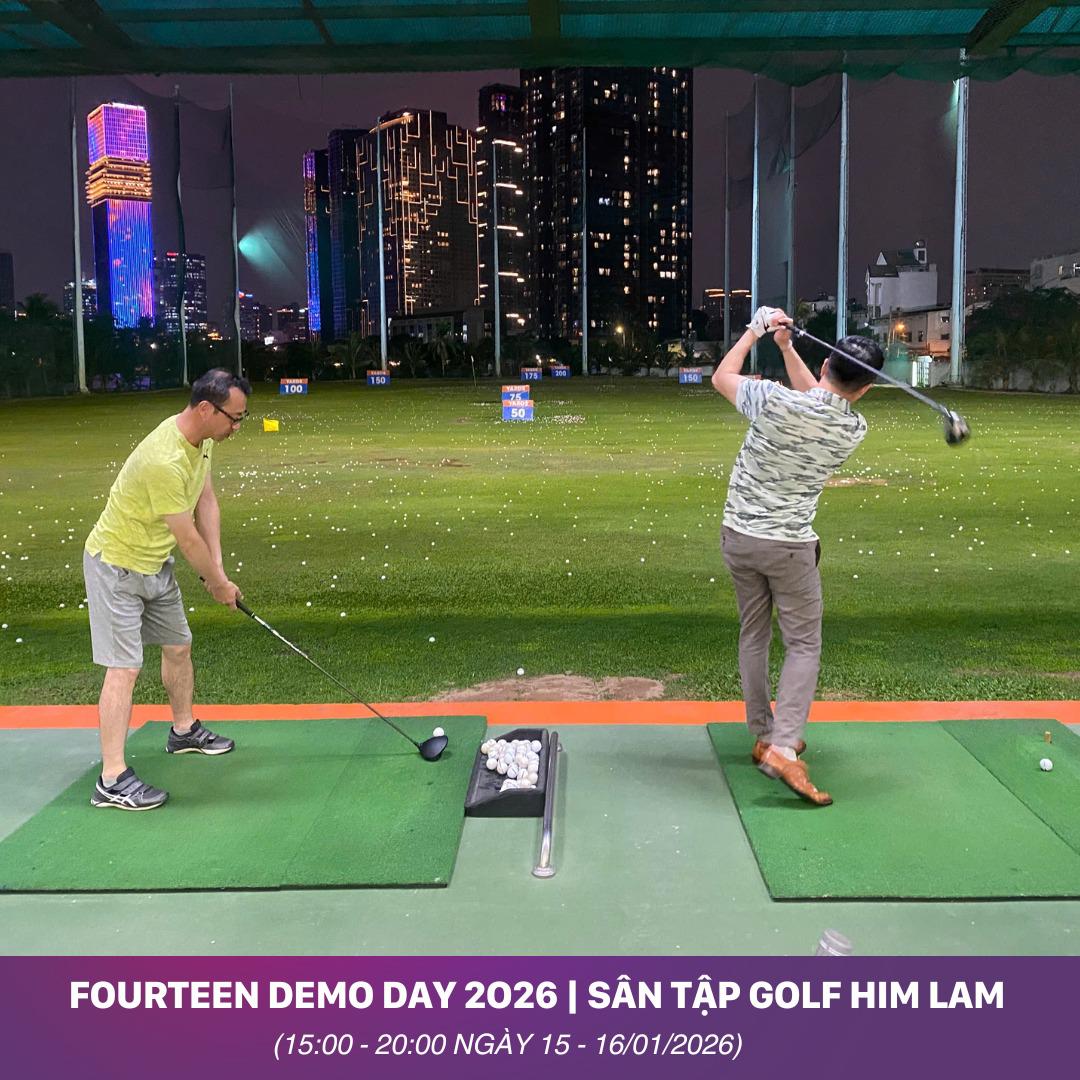 7Golf Tổ Chức Demo Gậy Golf Fourteen Tại Sân Tập Golf Him Lam 15-16/01/2026