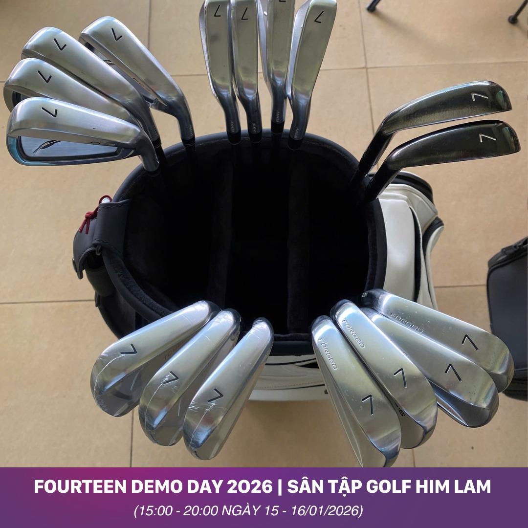 7Golf Tổ Chức Demo Gậy Golf Fourteen Tại Sân Tập Golf Him Lam 15-16/01/2026