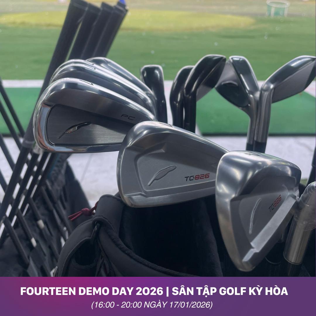 7Golf Tổ Chức Demo Gậy Golf Fourteen Tại Sân Tập Golf Kỳ Hòa 17/01/2026