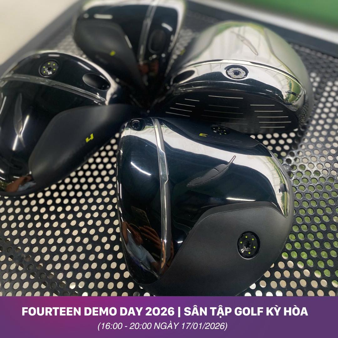 7Golf Tổ Chức Demo Gậy Golf Fourteen Tại Sân Tập Golf Kỳ Hòa 17/01/2026
