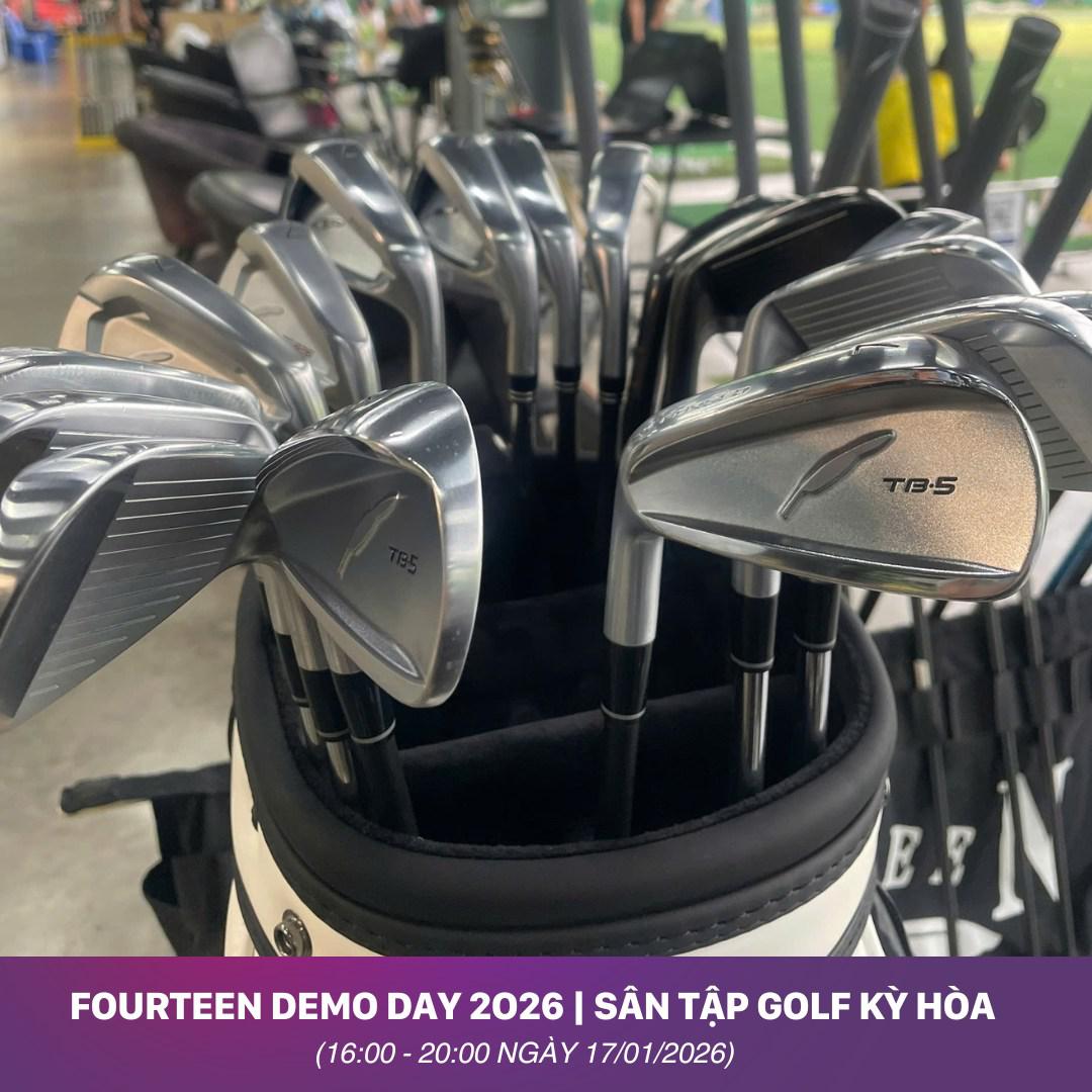 7Golf Tổ Chức Demo Gậy Golf Fourteen Tại Sân Tập Golf Kỳ Hòa 17/01/2026