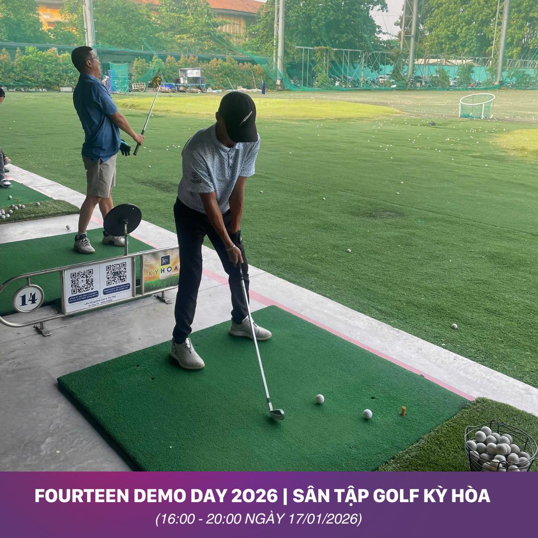 7Golf Tổ Chức Demo Gậy Golf Fourteen Tại Sân Tập Golf Kỳ Hòa 17/01/2026