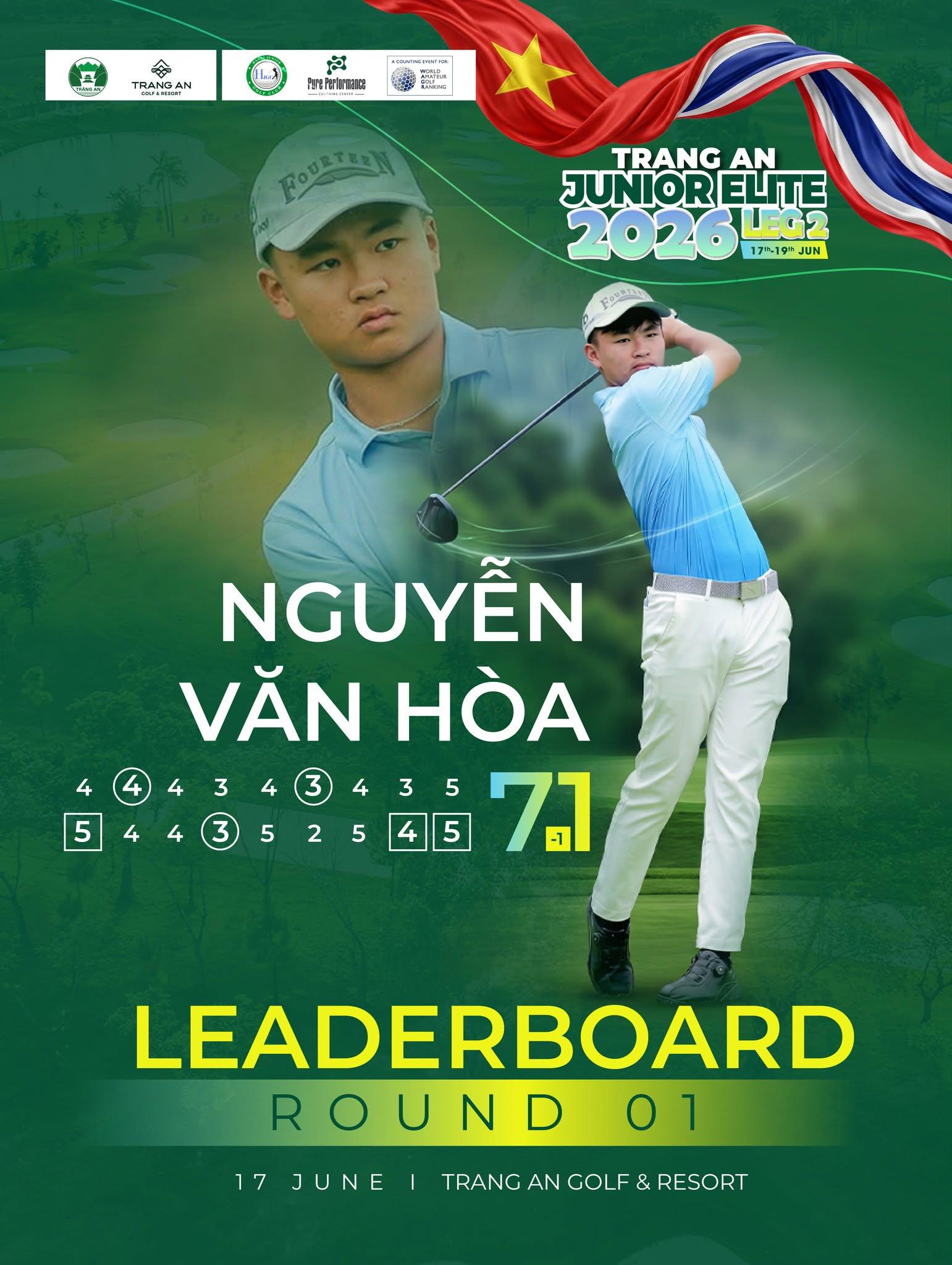 Golfer Nguyễn Văn Hòa Xuất Sắc Đăng Quang Vô Địch U15 Tại Tràng An Junior Elite 2026